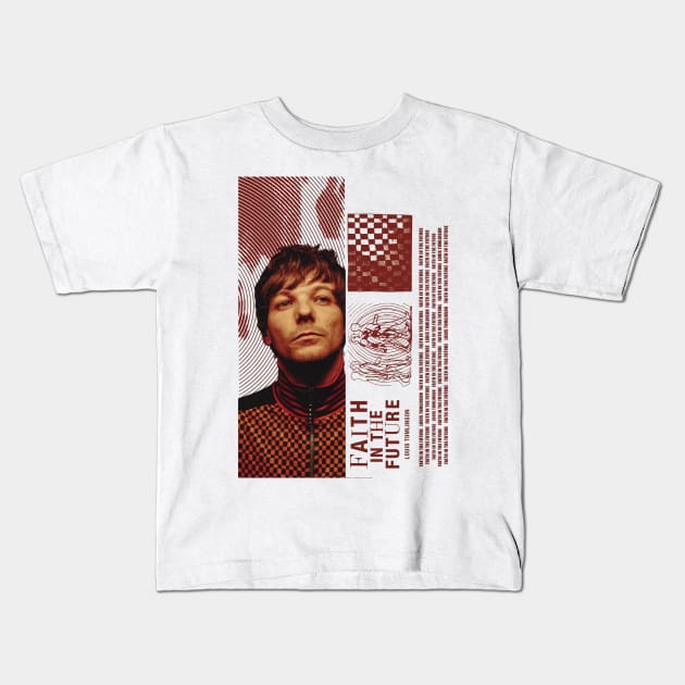 Louis Tomlinson Kids T-Shirt by arasstiel